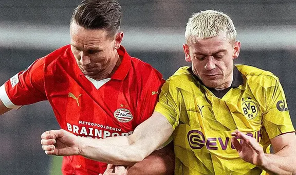 PSV Eindhoven igualó 1-1 con Borussia Dortmund por los octavos de final de la Champions League