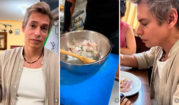 Carlos Baute se deleita al comer ceviche y pulpo al olivo en restaurante de Perú: ¡Volvería mil veces!