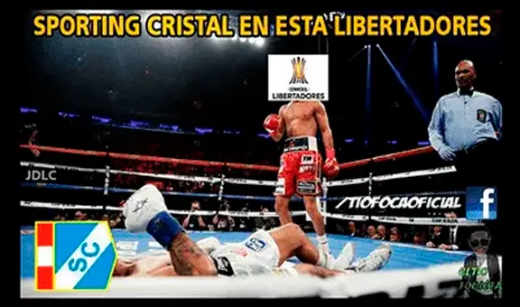 Cristal fue goleado 6- 1 en la Copa Libertadores y los memes no perdonan al cuadro celeste