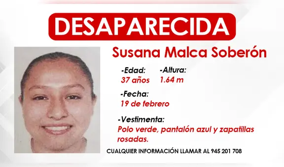 Cieneguilla: mujer con esquizofrenia desapareció hace 3 días y madre pide ayuda para encontrarla