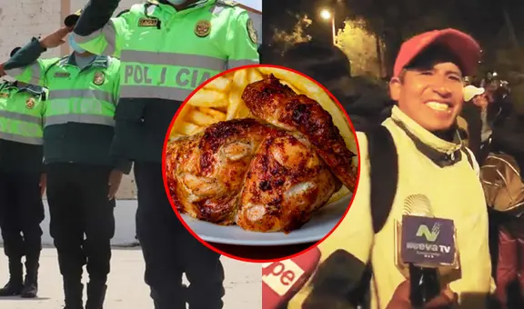 Detienen a obrero por robar alita de pollo a la brasa a policía: “Solo en Perusalén”