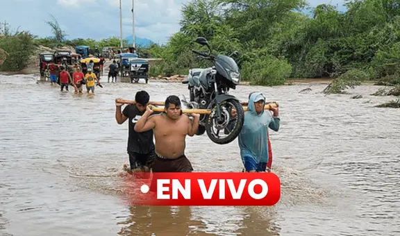 Lluvias en Perú HOY, EN VIVO: huaicos causan estragos en Piura y Moquegua