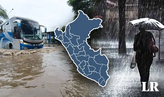 Senamhi emite alerta de lluvias intensas, rayos y fuertes vientos durante 4 días: conoce las 7 regiones afectadas