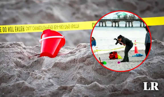 ¡Tragedia! Fallece niña de 7 años atrapada en agujero de playa en La Florida
