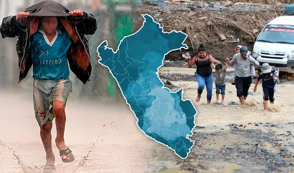 Senamhi pronostica lluvias torrenciales en Lima y otras 16 regiones: ¿cuáles van a ser las más afectadas?
