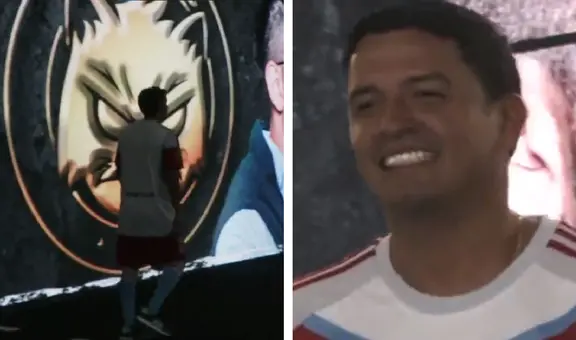 Reimond Manco luce camiseta de Persas FC en la Kings League con colores de la bandera peruana