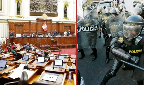 Congreso propone que no se detenga ni se dicte prisión para policías que maten usando sus armas
