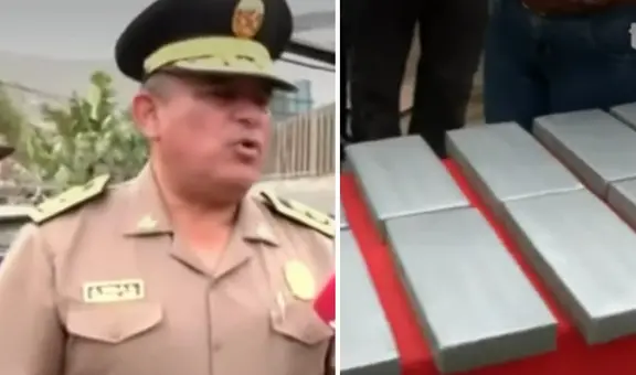 Chosica: PNP decomisa 20 ladrillos de cocaína enterrados dentro de una vivienda