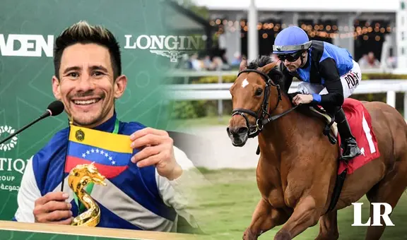¿Quién es Junior Alvarado, el jockey venezolano que ganó millonario premio en carrera de Arabia?