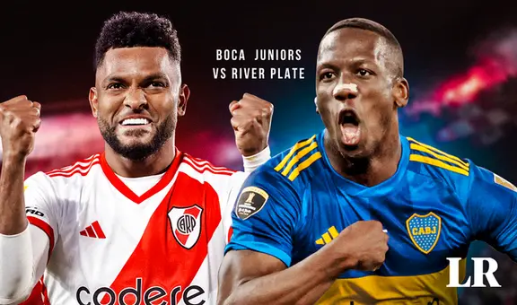 Superclásico River Plate vs. Boca Juniors EN VIVO: hora, canal de TV y alineaciones
