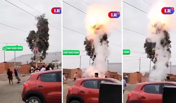 Tragedia en Ancón: 1 fallecido y 4 personas electrocutadas por armar un árbol para yunza