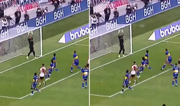 ¡Jugada fantasma! El momento paranormal que se vivió en pleno River Plate vs. Boca Juniors