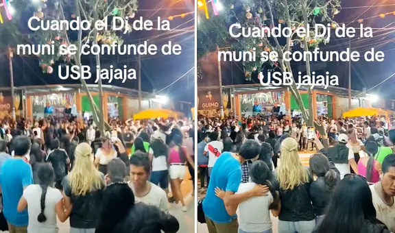 Vecinos de SJL realizan yunza, pero DJ se equivoca de canción y pone tema para sacar la basura