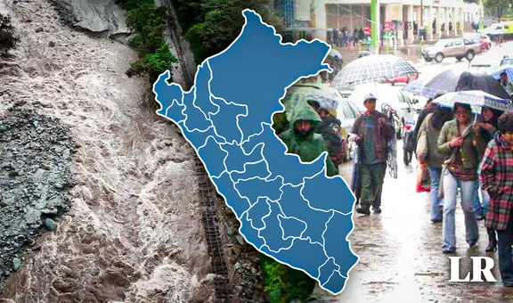 Senamhi advierte fuertes lluvias del 28 febrero al 1 de marzo en Lima y otras 22 regiones: ¿cuáles son?