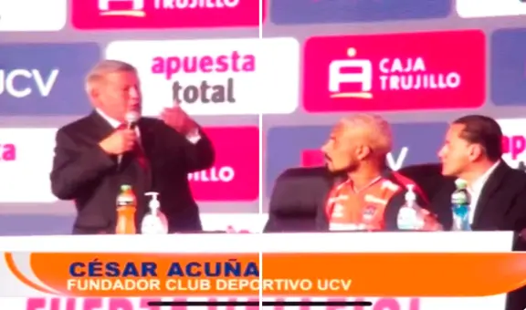 César Acuña en presentación de Paolo Guerrero: “Los grandes acuerdos se logran poniéndonos de acuerdo”