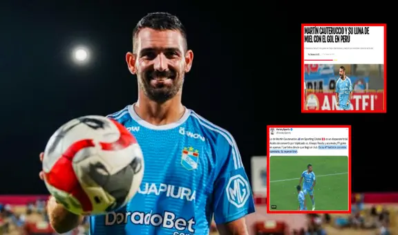 Prensa internacional impresionada con los goles de Cauteruccio: “No recuerdo un estreno tan salvaje”