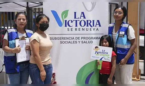 La Victoria realiza el seguimiento de unos 1,800 niños para bajar su alto índice de anemia