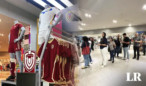 Locura por la Vinotinto: así están las largas colas para comprar la camiseta oficial de la selección