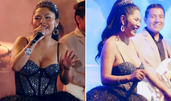 Yarita Lizeth se olvidó la letra de canción en pleno concierto y así improvisó