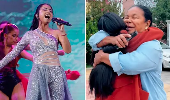 Eva Ayllón viajó hasta Chile para apoyar a Lita Pezo en la final de Viña del Mar 2024