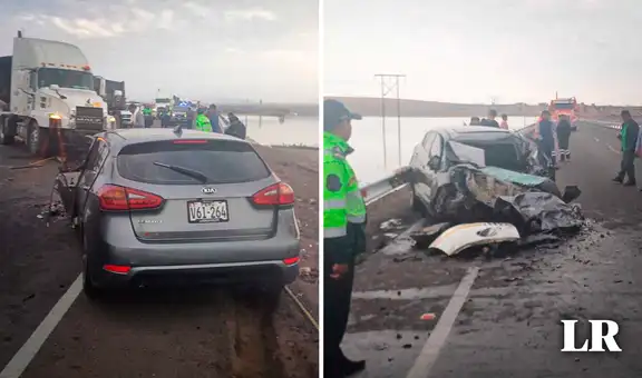 Policía muere tras violento choque en Arequipa: automóvil impactó contra camión cargado de mineral