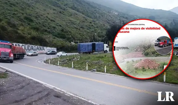 Carretera Central: obra vial en Matucana valorizada en casi S/10 millones tiene retraso de 5 años