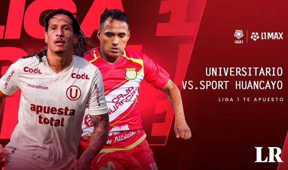 VER Universitario vs. Sport Huancayo EN VIVO: hora y canal del partido de HOY por la Liga 1