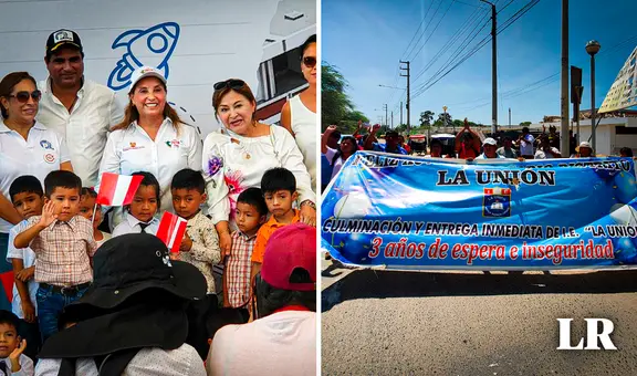 Dina Boluarte llega a Piura entre protestas y bloqueos de vías