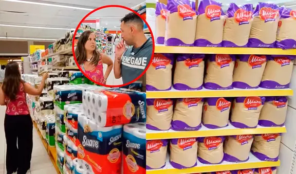 Argentinos van a supermercado en Perú y se sorprenden al encontrar productos en "tamaño gigante"