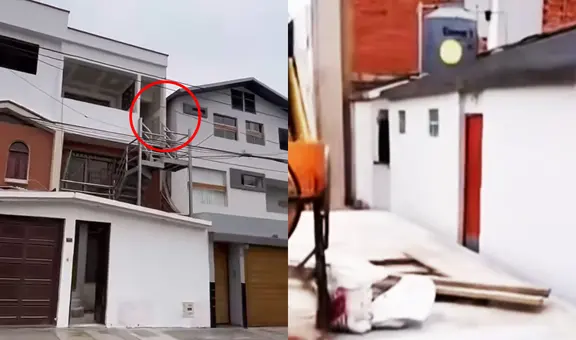 Construyen casa y tapan puerta que vecino colocó hacia su vivienda: “¿Era salida de emergencia?”