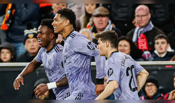 ¡No los paran! Real Madrid empattó 2-2 ante Valencia de visita y sigue como líder de LaLiga