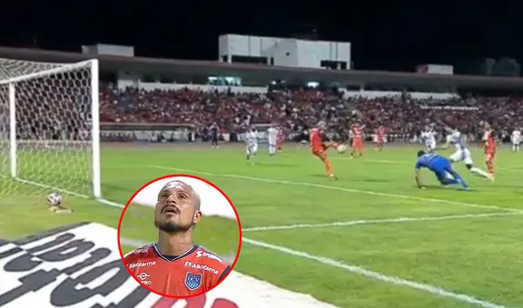 Paolo Guerrero falló insólito gol sin arquero en el César Vallejo vs. Cusco FC