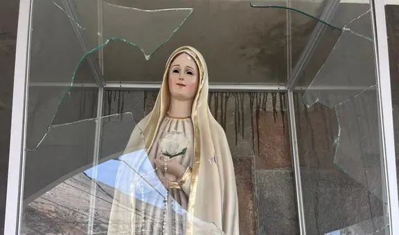 La Molina: delincuentes destruyen imágenes de la virgen de Fátima y del apóstol Santiago