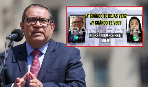 Alberto Otárola sobre audio donde pide CV a amiga contratada en el Estado: “Que me busquen lo que quieran”