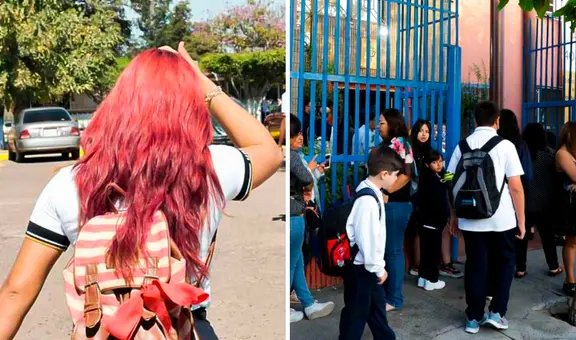 ¿Pueden los colegios prohibir el ingreso a los alumnos con cabello pintado? Indecopi lo aclara