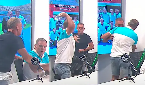 Julinho y Bruno Cavassa se 'pelean' cuando debatían sobre el debut de Paolo Guerrero en la Liga 1