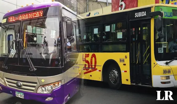 Línea 50 no podrá apoyar en ruta del Corredor Morado por multas con la ATU