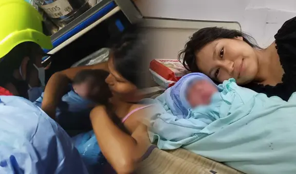 Bebé nace en ambulancia de bomberos en Iquitos: "Gracias a ellos mi hijo está sano y salvo"