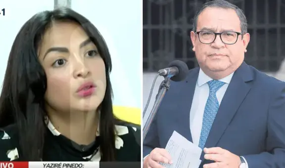 Yaziré Pinedo aparece en TV y asegura que audio con Otárola es un complot organizado por Martín Vizcarra