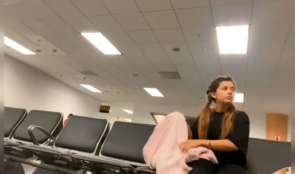 Duiliana Sánchez, la extranjera que vive desde hace 34 días en el aeropuerto e intenta ingresar a Perú