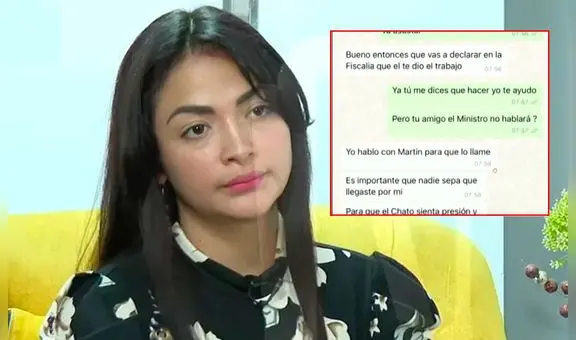 Yaziré Pinedo revela nuevos chats sobre Alberto Otárola: "Entregaré pruebas a la Fiscalía"
