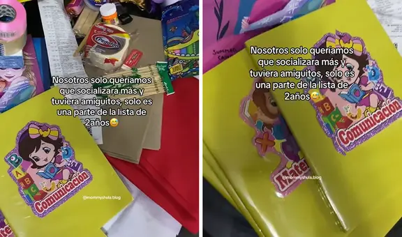 Padres muestran toda la lista que le pidieron a su hija de 2 años en nido: “No pensé gastar tanto”