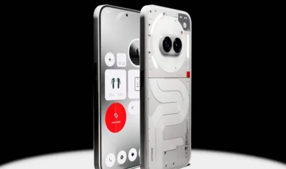 Rival de Samsung y Xiaomi lanza teléfono transparente que tiene 'ojos' en la parte trasera