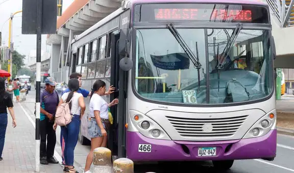 Corredor Morado volverá a operar desde este miércoles 6 de marzo tras llegar a acuerdo con el MTC