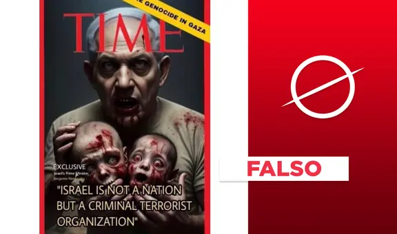 Time no atribuyó la frase “Israel no es una nación, sino una organización terrorista” a Netanyahu
