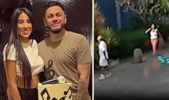 Samahara Lobatón estalla y corretea a Bryan Torres: vuelven a protagonizar bochornosa pelea en la calle