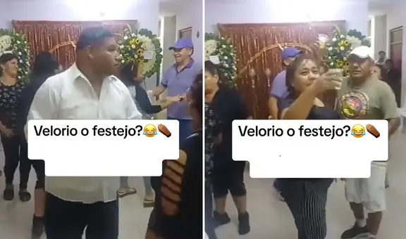 Captan a familia peruana bailando en velorio y dicen: "Solo pasa en Perú"