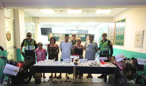 Piura: capturan a clan familiar que estaría implicado en tráfico de drogas en Sullana