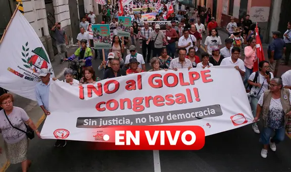 Marchas contra el Congreso: protestan por JNJ y ley antiforestal, y piden retiro de AFP