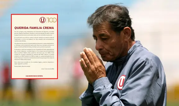 Universitario anunció importante apoyo para Roberto Chale y descartó que exista deuda con él